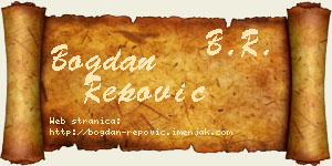 Bogdan Repović vizit kartica
